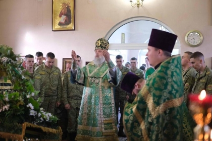 Архипастырский визит в приход храма преподобных Александра Пересвета и Андрея Осляби г. Бреста