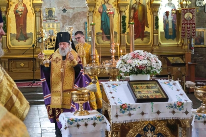 Архиепископ Иоанн совершил молебен в рамках старта Республиканского велопробега