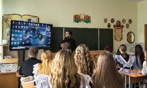 В рамках республиканской акции «Я и моя семья – без сквернословия» в гимназии № 3 города Бреста прошел классный час на тему: «Сквернословие».
