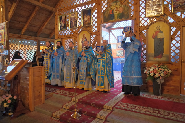 Престольные торжества в монастыре.