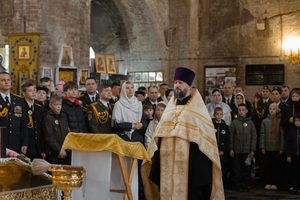 За богослужением молились семьи — участники Республиканской акции Министерства внутренних дел «Семья! Служим вместе!»